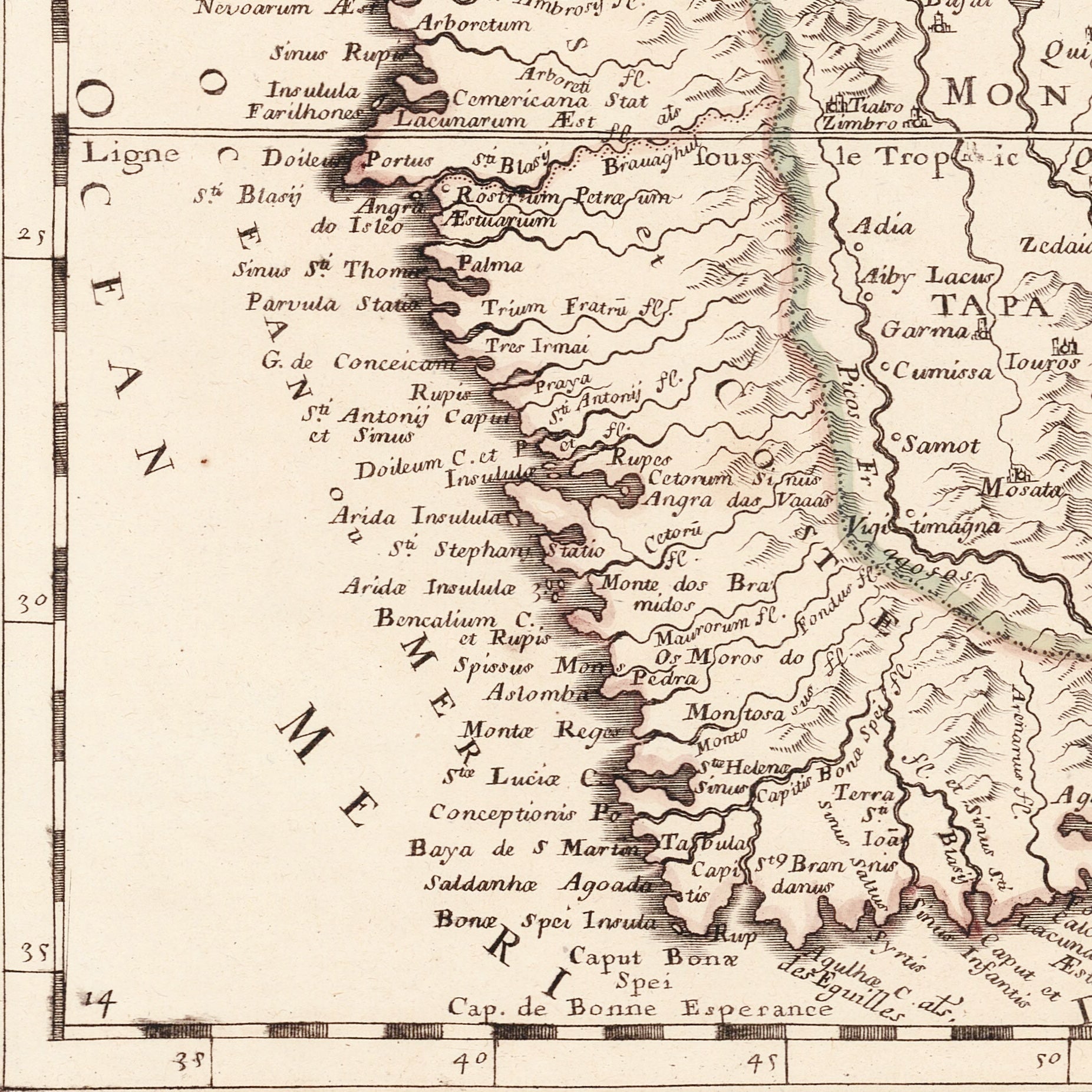 Old Southern Africa Maps