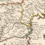 1656 Map of southern Africa by Nicolas Sanson