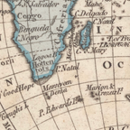 1798 Map of the Old World (Eastern Hemisphere) by William Faden