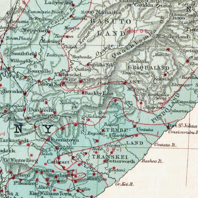 1894 SA Rainfall - December & July