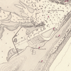 1938 Admiralty Chart (No 577) of the Approaches to Durban