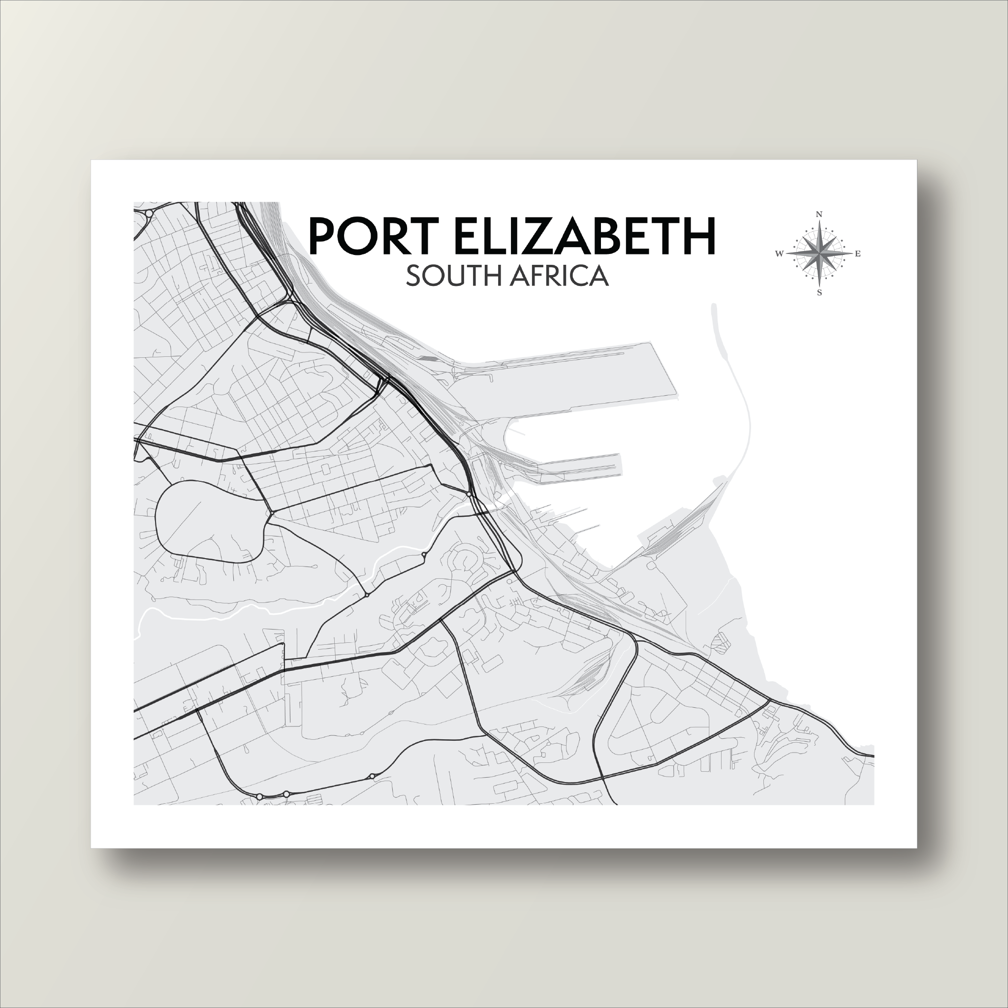 Port Elizabeth Harbour | Grey
