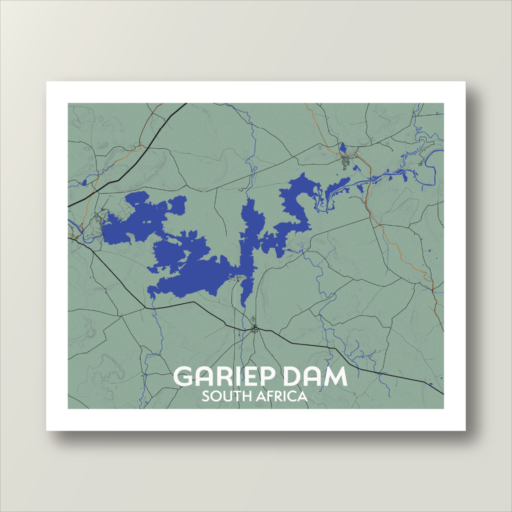 Gariep Dam | Aloe Green & Blue