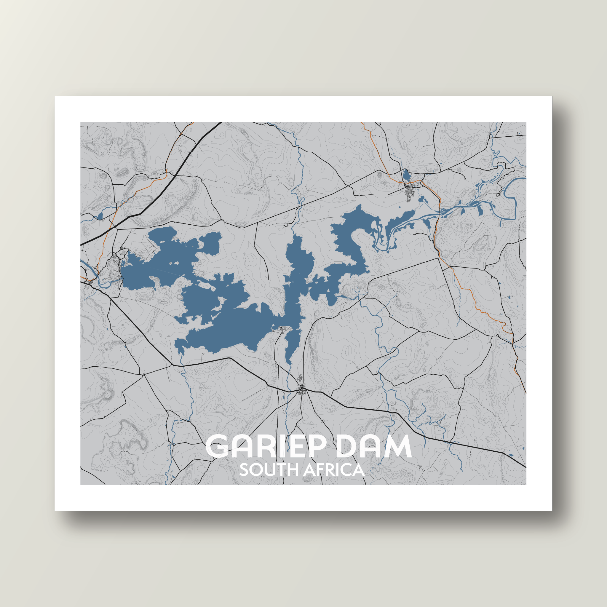 Gariep Dam | Grey & Blue