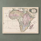 1702 Map of Africa by Nicolas Sanson