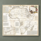 1787 Map of Africa by Samuel Bolton