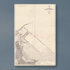 1943 Admiralty Chart (No 123) of the Table Bay Docks
