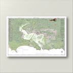 Knysna Large Map | Contemporary