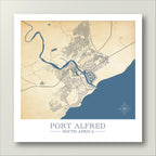 Port Alfred | Island Blue Poster