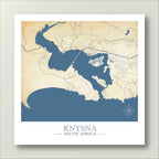 Knysna | Island Blue Poster