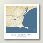 Plettenberg Bay | Island Blue Poster