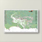 Knysna Large Map | Contemporary