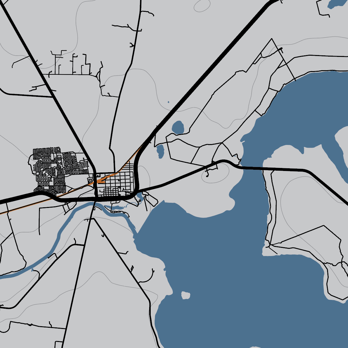 Bloemhof Dam | Grey & Blue