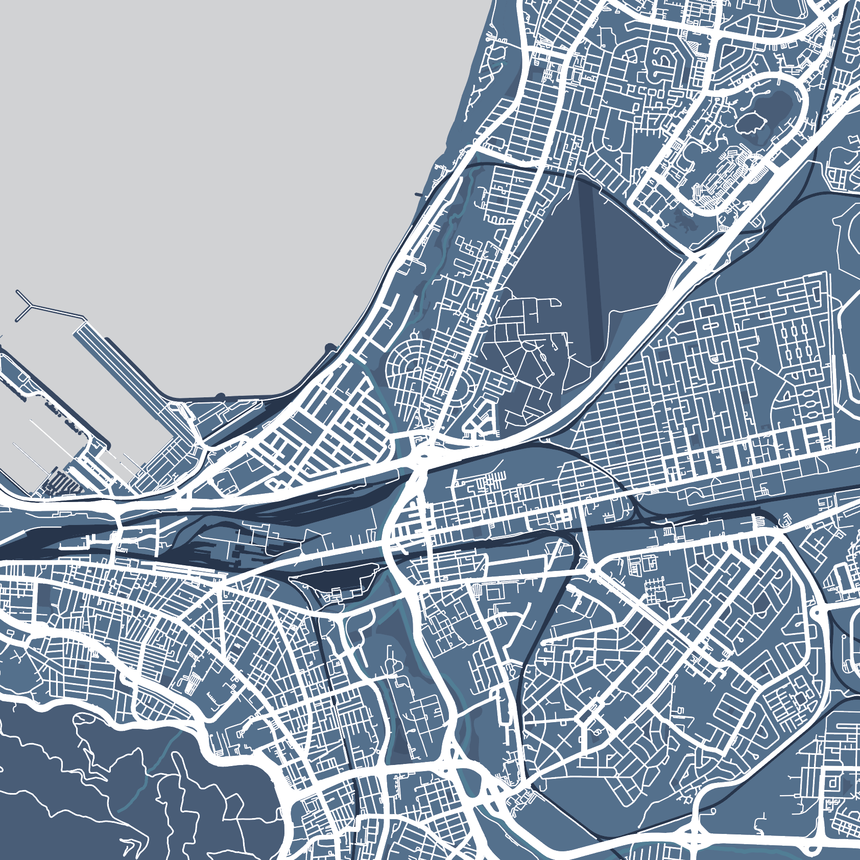 Cape Peninsula & Robben Island | Blue & White