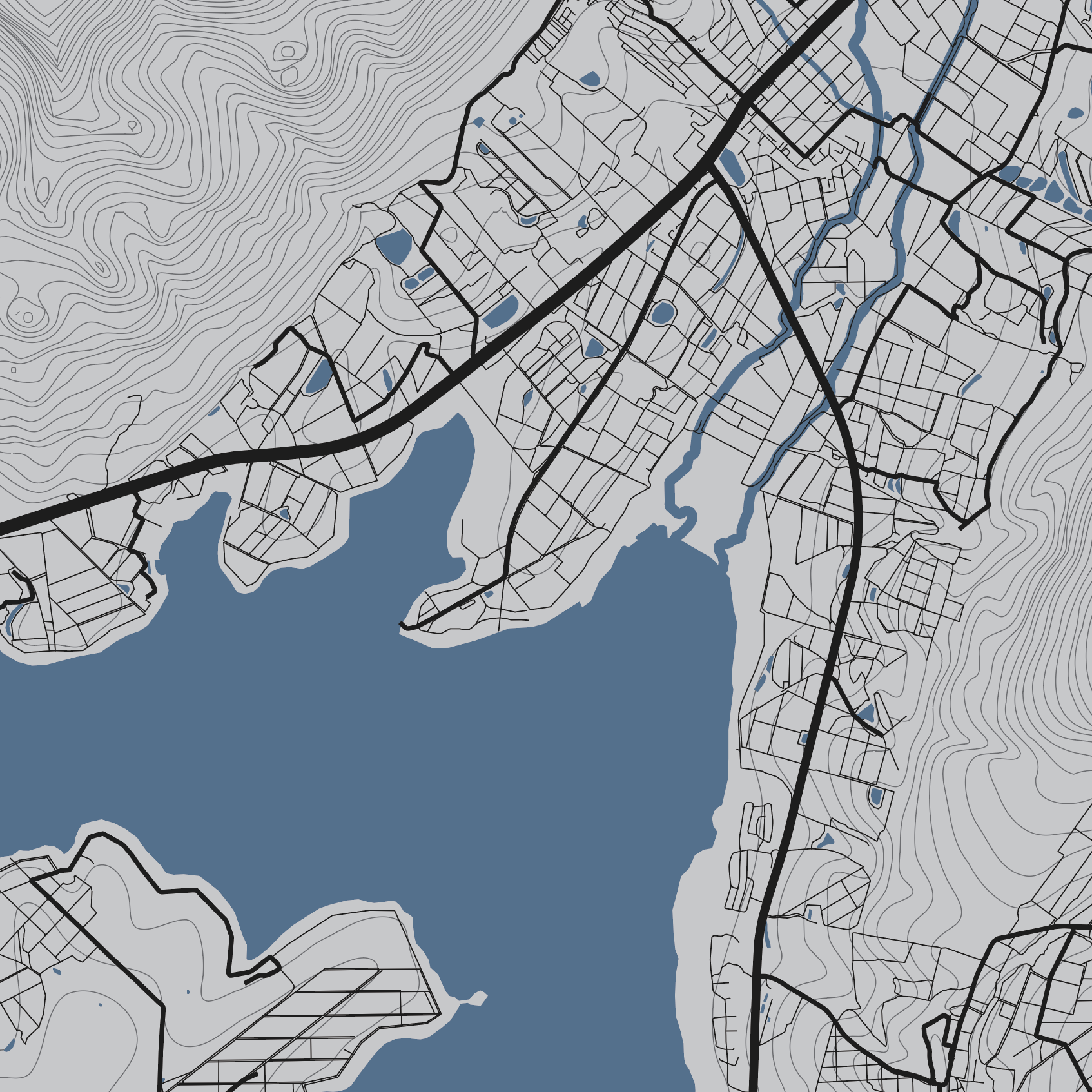 Hartbeespoort Dam | Grey & Blue