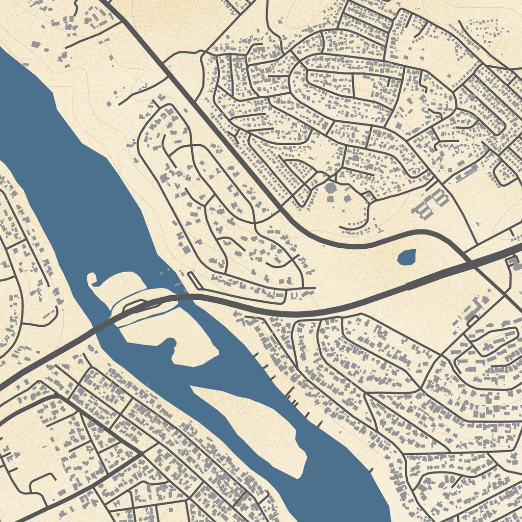 Kenton-on-Sea | Island Blue Poster