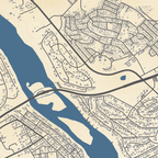 Kenton-on-Sea | Island Blue Poster