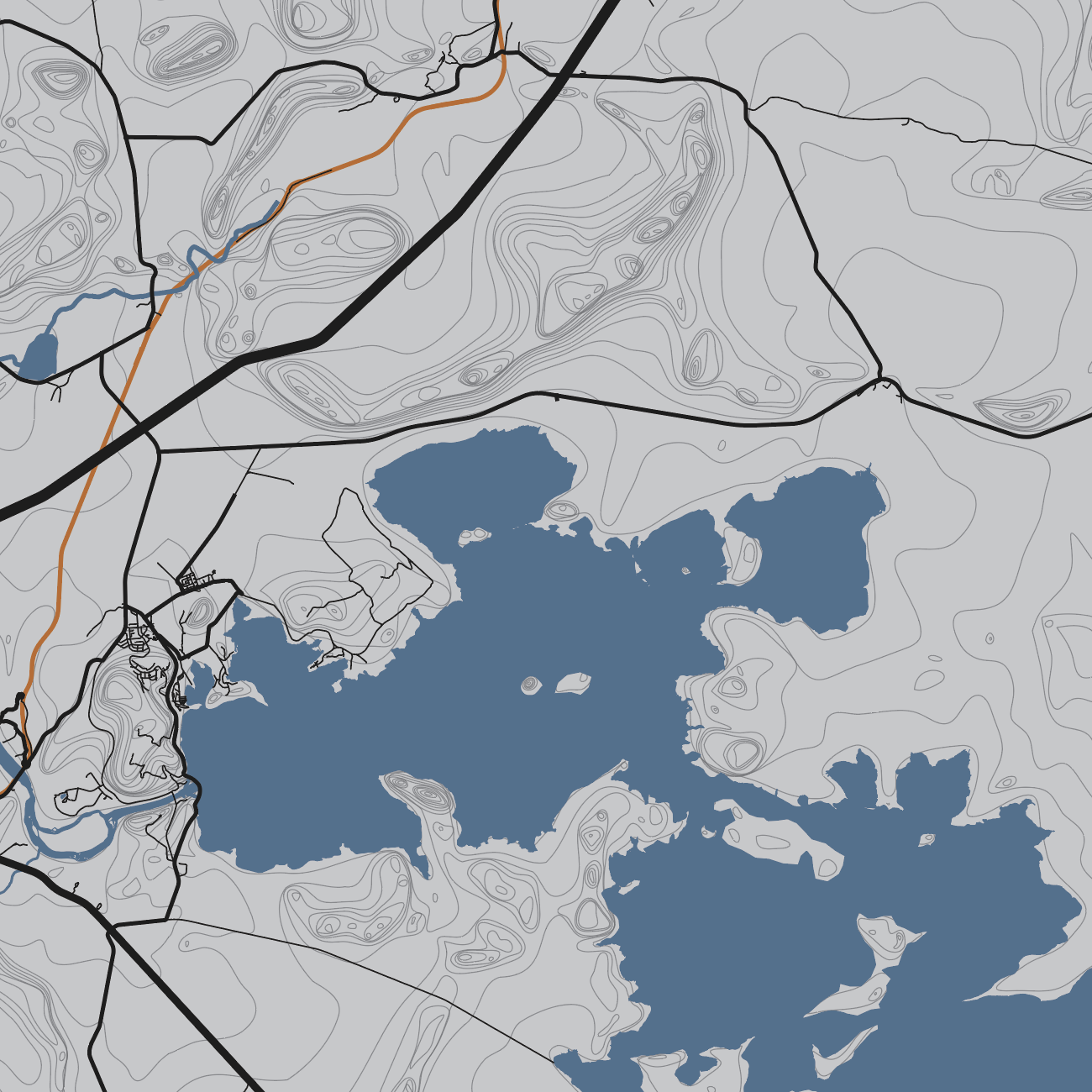 Gariep Dam | Grey & Blue