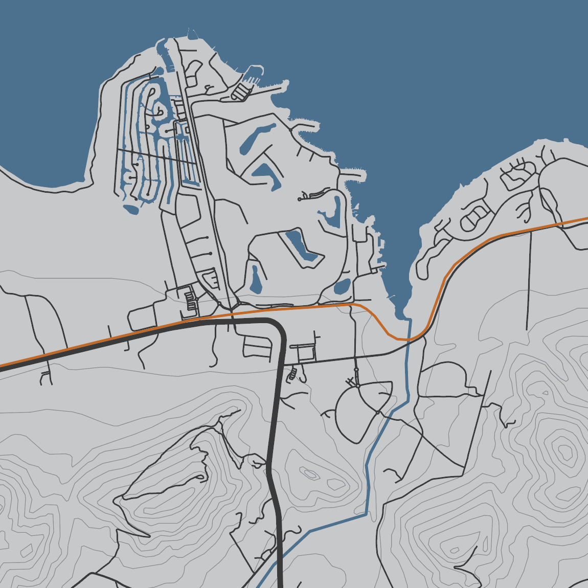 Hartbeespoort Dam | Grey & Blue