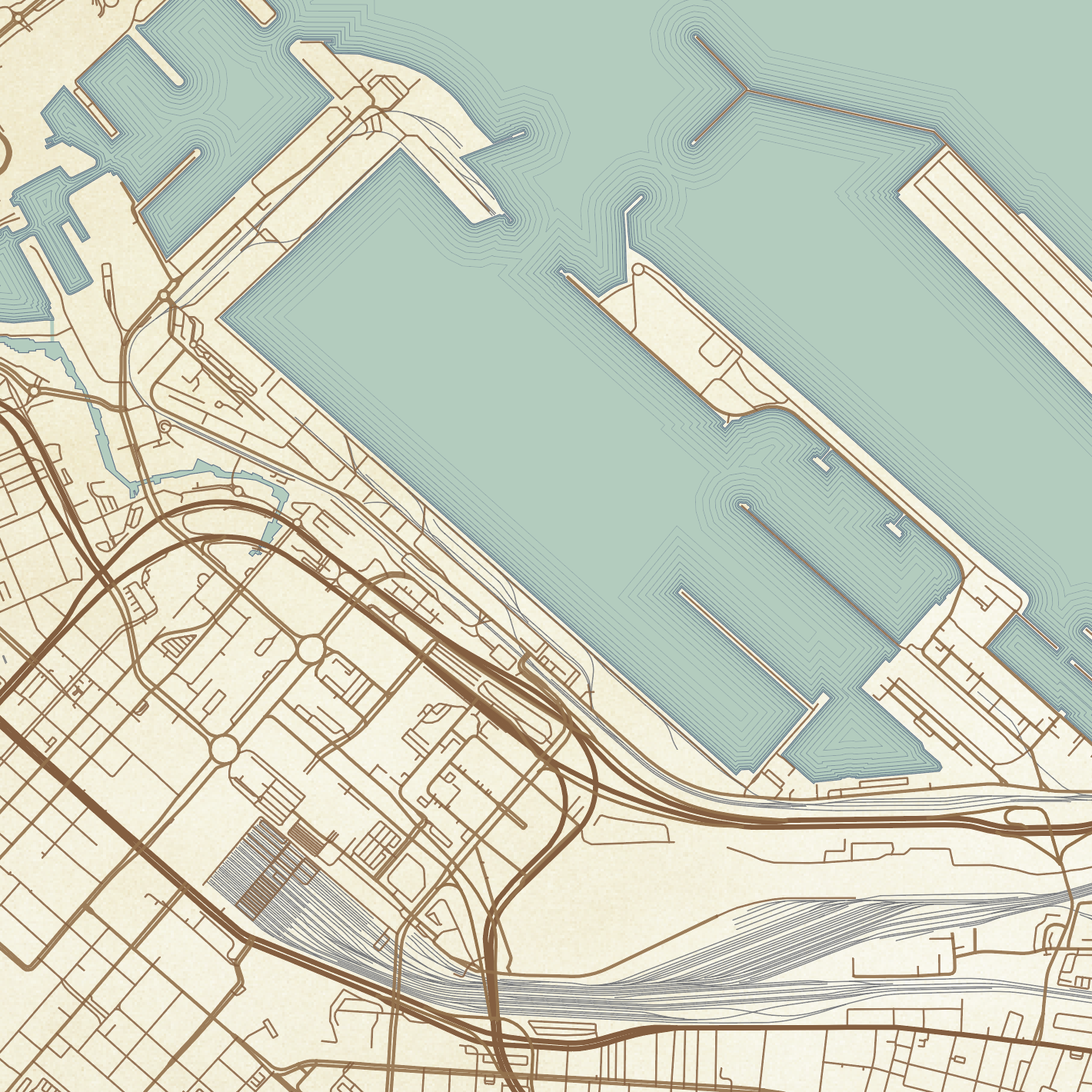 Cape Town Harbour | Antique