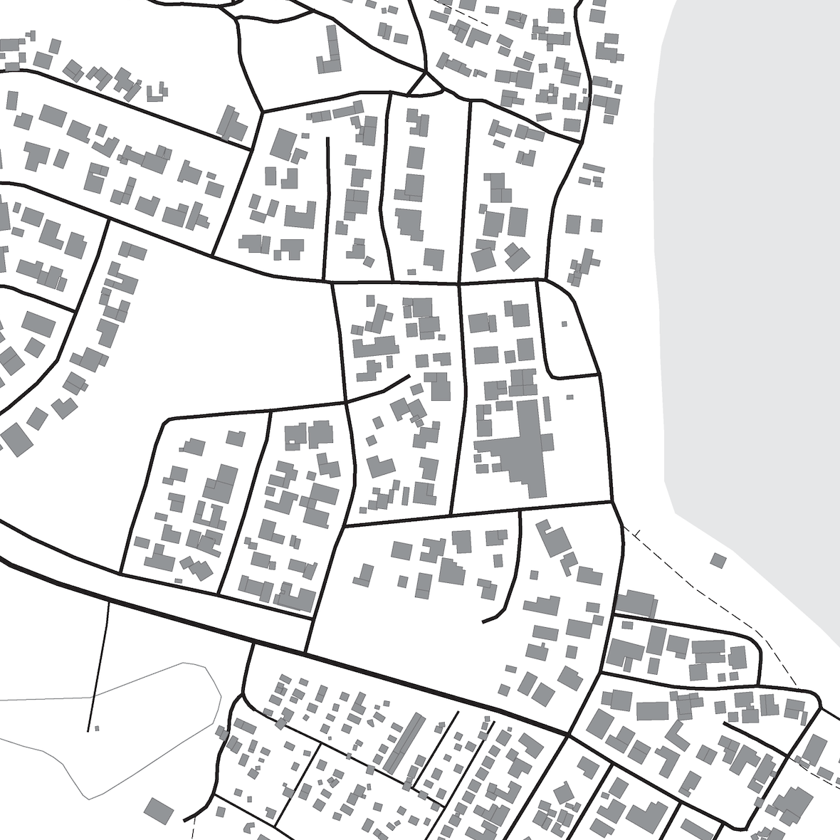 Close-up detail of the Arniston Village Classic map print, showing the fine line work and quality of the full-size print.