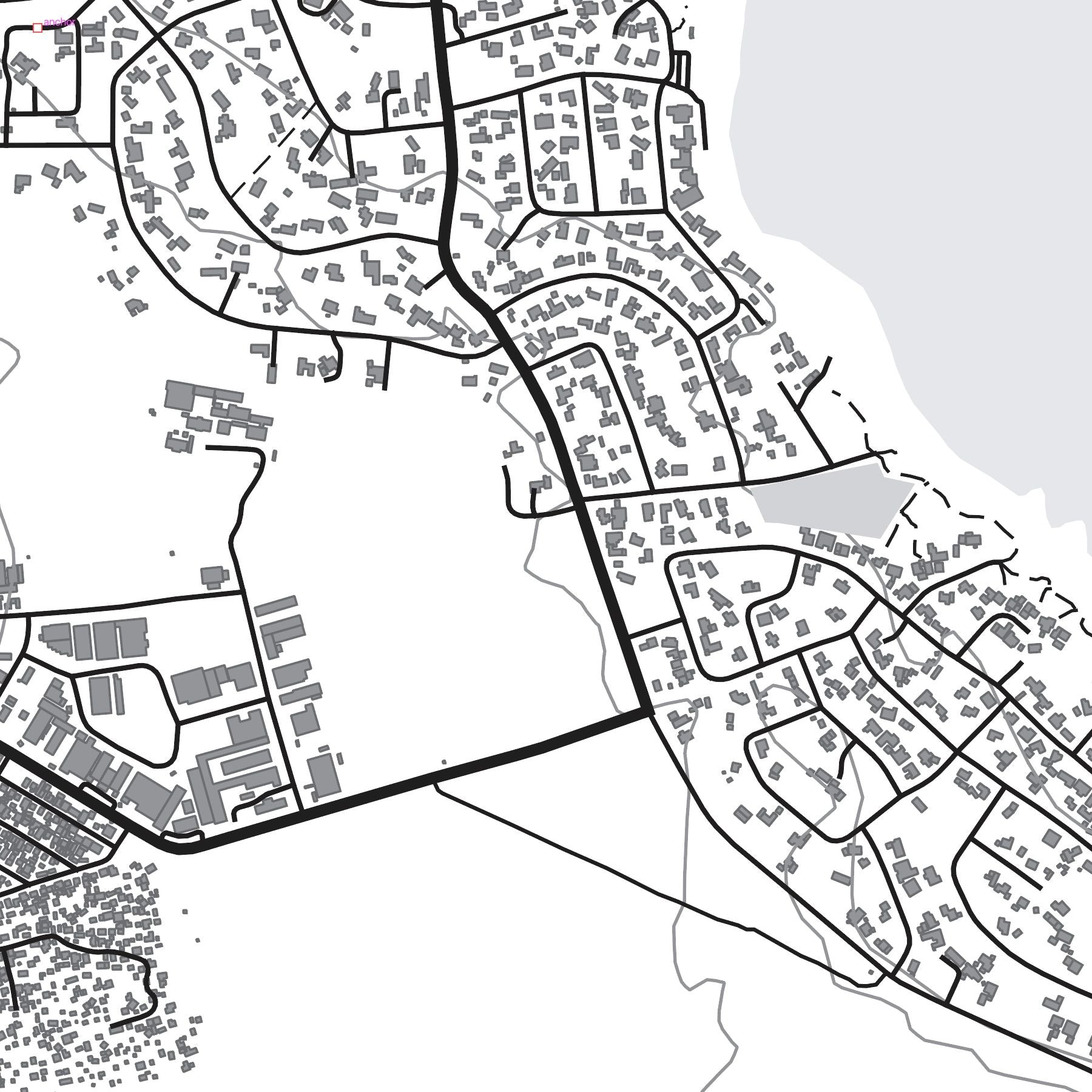Close-up detail of the Cape St Francis Classic map print, showing the fine line work and quality of the full-size print.