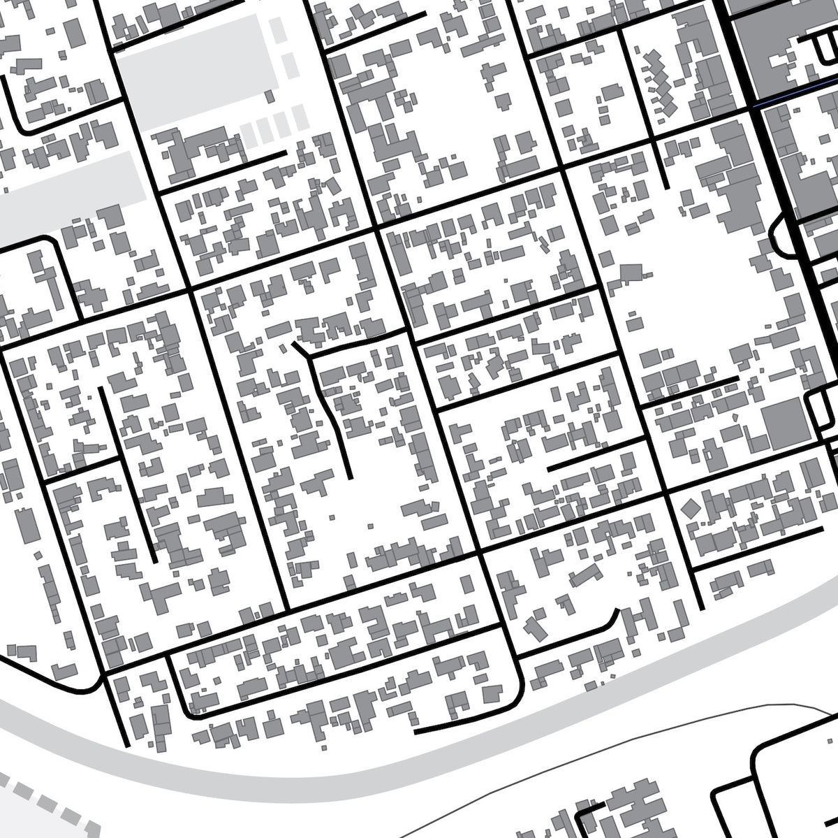 Close-up detail of the Graaff-Reinet Mono map print, showing the fine line work and quality of the full-size print